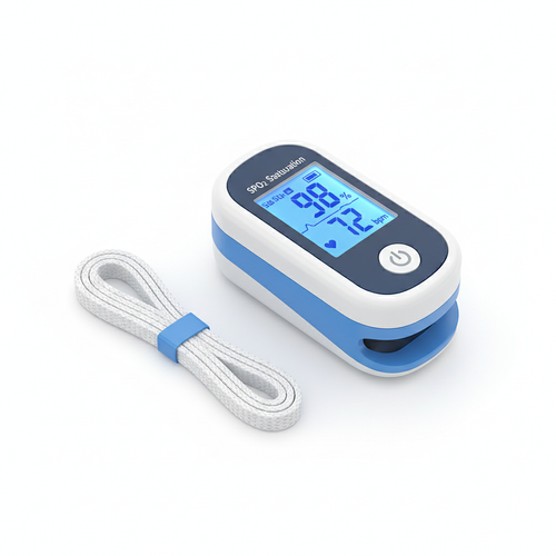 Fingertip Pulse Oximeter SpO2 Heart Rate Monitor by Xcel Med